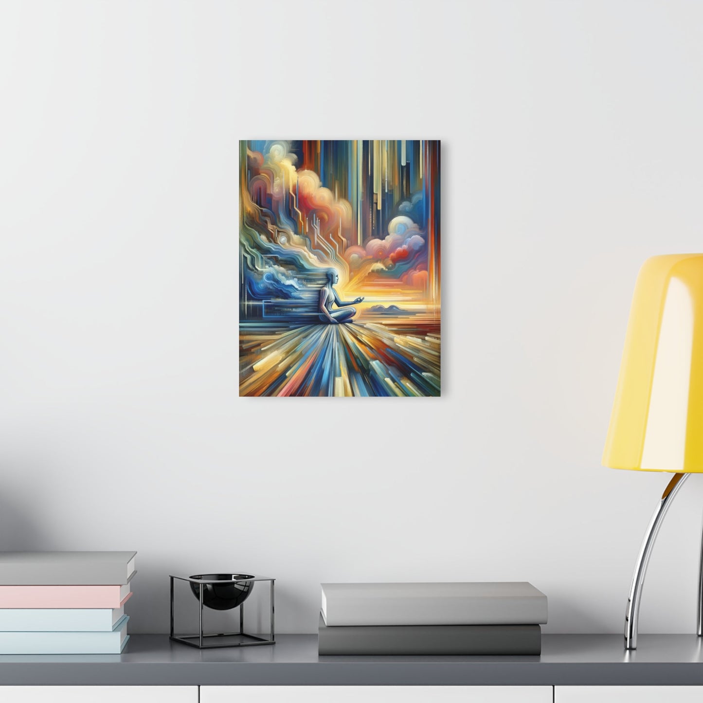 Eternal Digital Meditation Acrylic Prints (French Cleat Hanging) - ATUH.ART