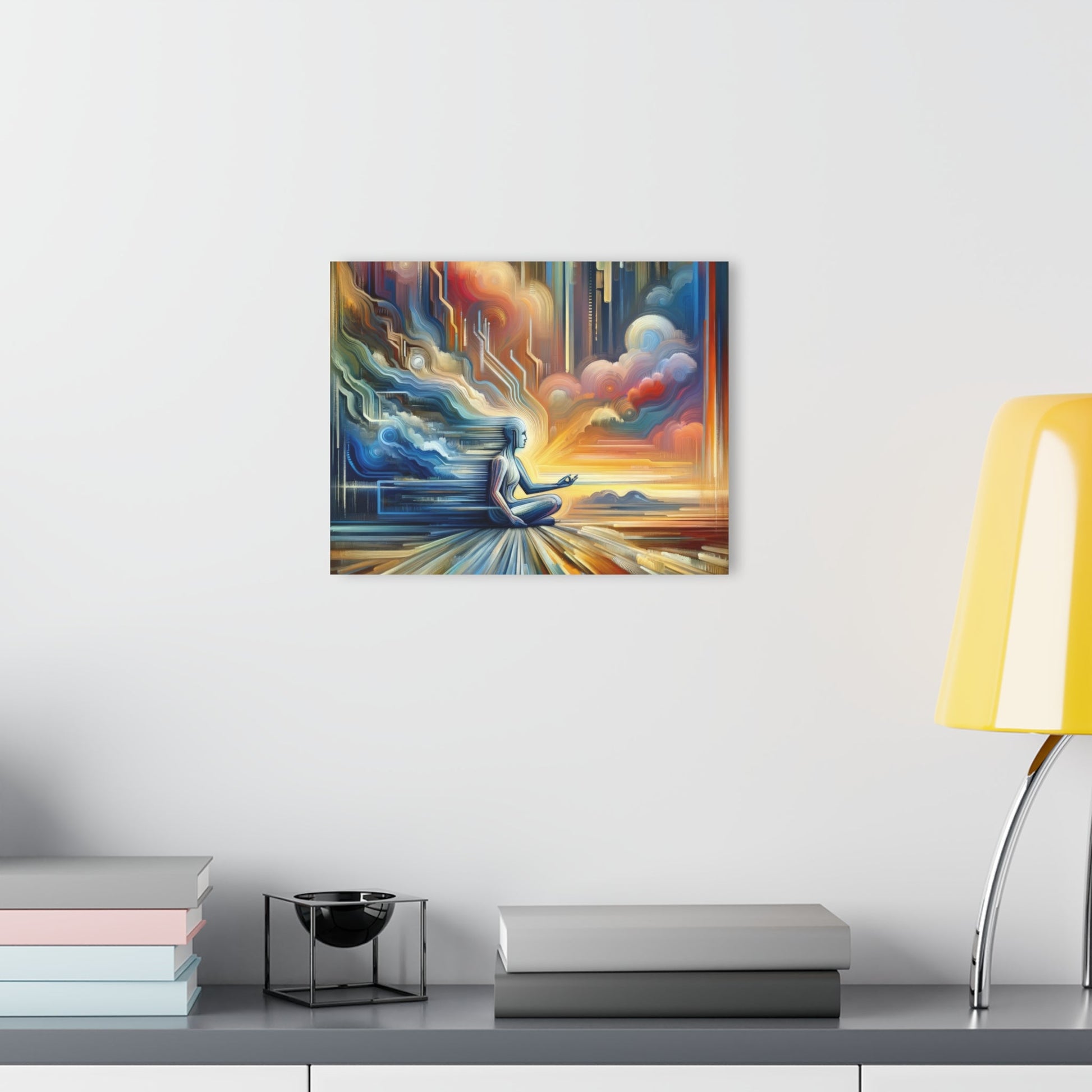 Eternal Digital Meditation Acrylic Prints (French Cleat Hanging) - ATUH.ART