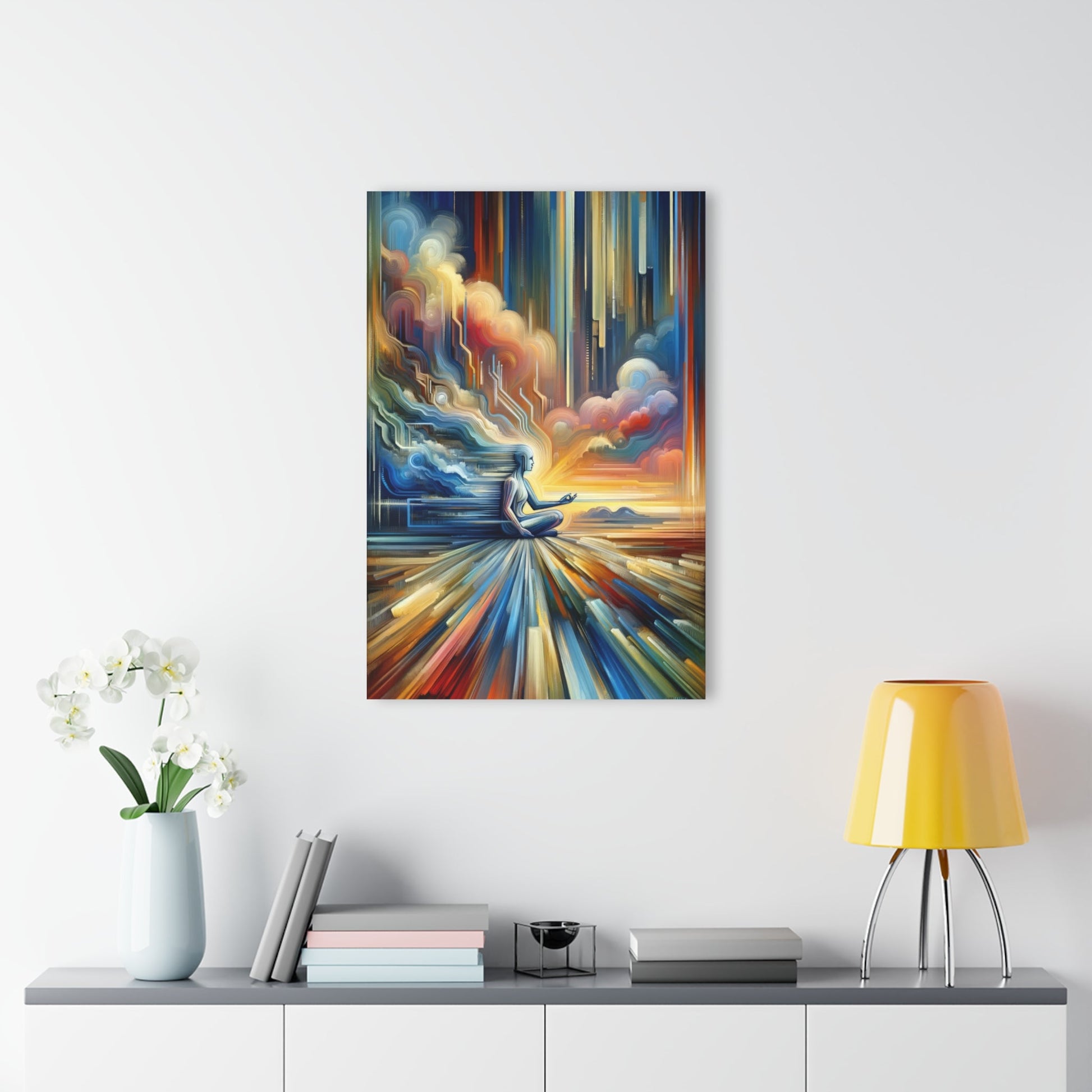 Eternal Digital Meditation Acrylic Prints (French Cleat Hanging) - ATUH.ART