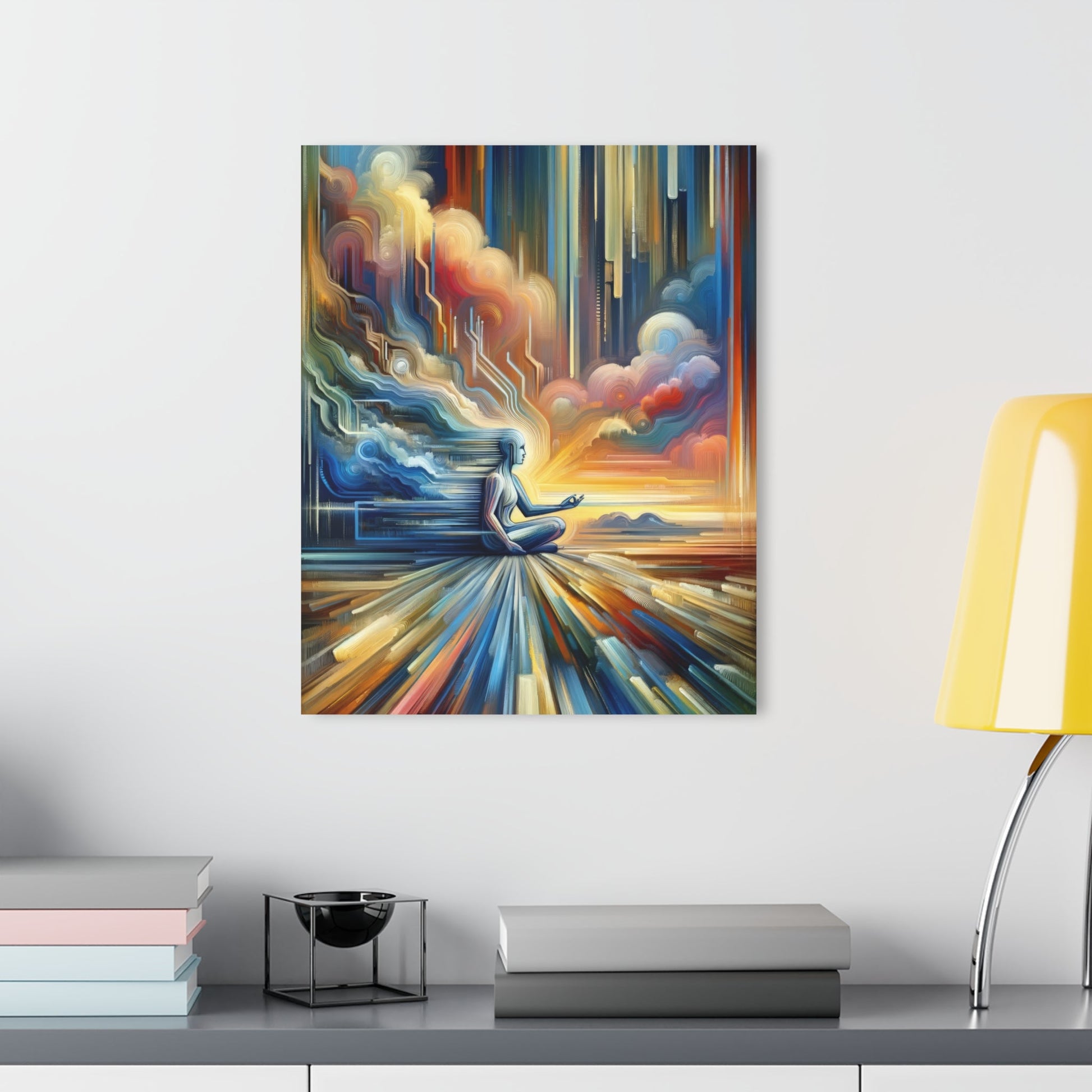 Eternal Digital Meditation Acrylic Prints (French Cleat Hanging) - ATUH.ART