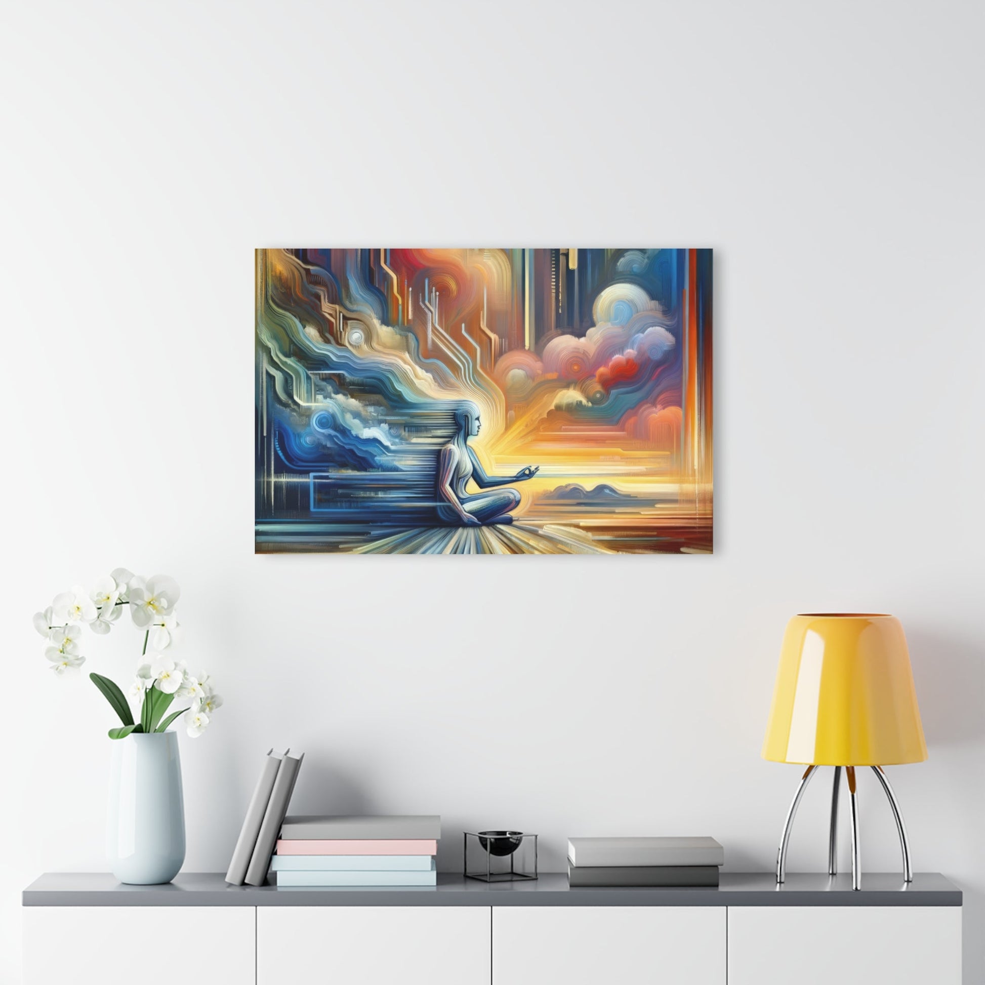 Eternal Digital Meditation Acrylic Prints (French Cleat Hanging) - ATUH.ART