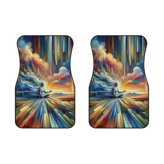 Eternal Digital Meditation Car Mats (2x Front) - ATUH.ART