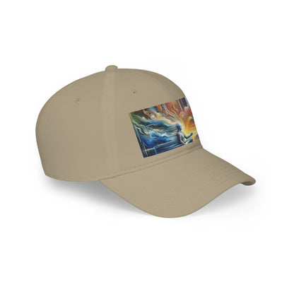 Eternal Digital Meditation Low Profile Baseball Cap - ATUH.ART