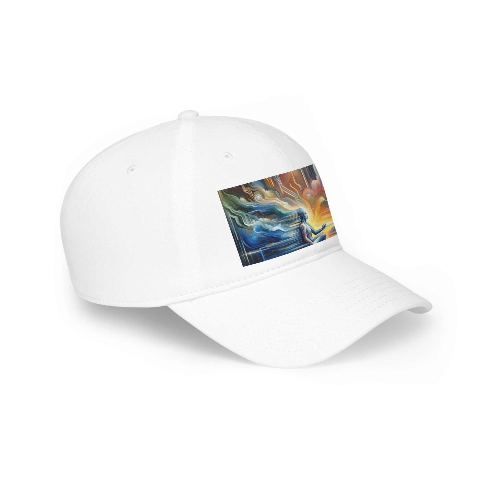 Eternal Digital Meditation Low Profile Baseball Cap - ATUH.ART