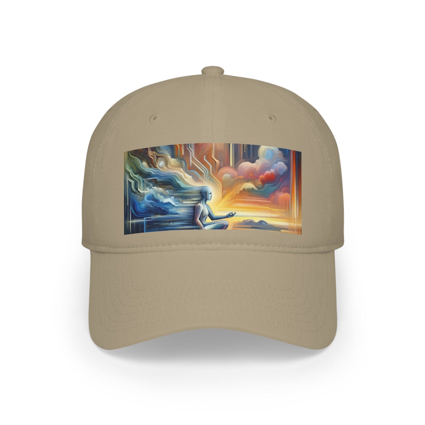 Eternal Digital Meditation Low Profile Baseball Cap - ATUH.ART