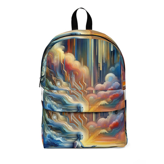 Eternal Digital Meditation Unisex Classic Backpack - ATUH.ART