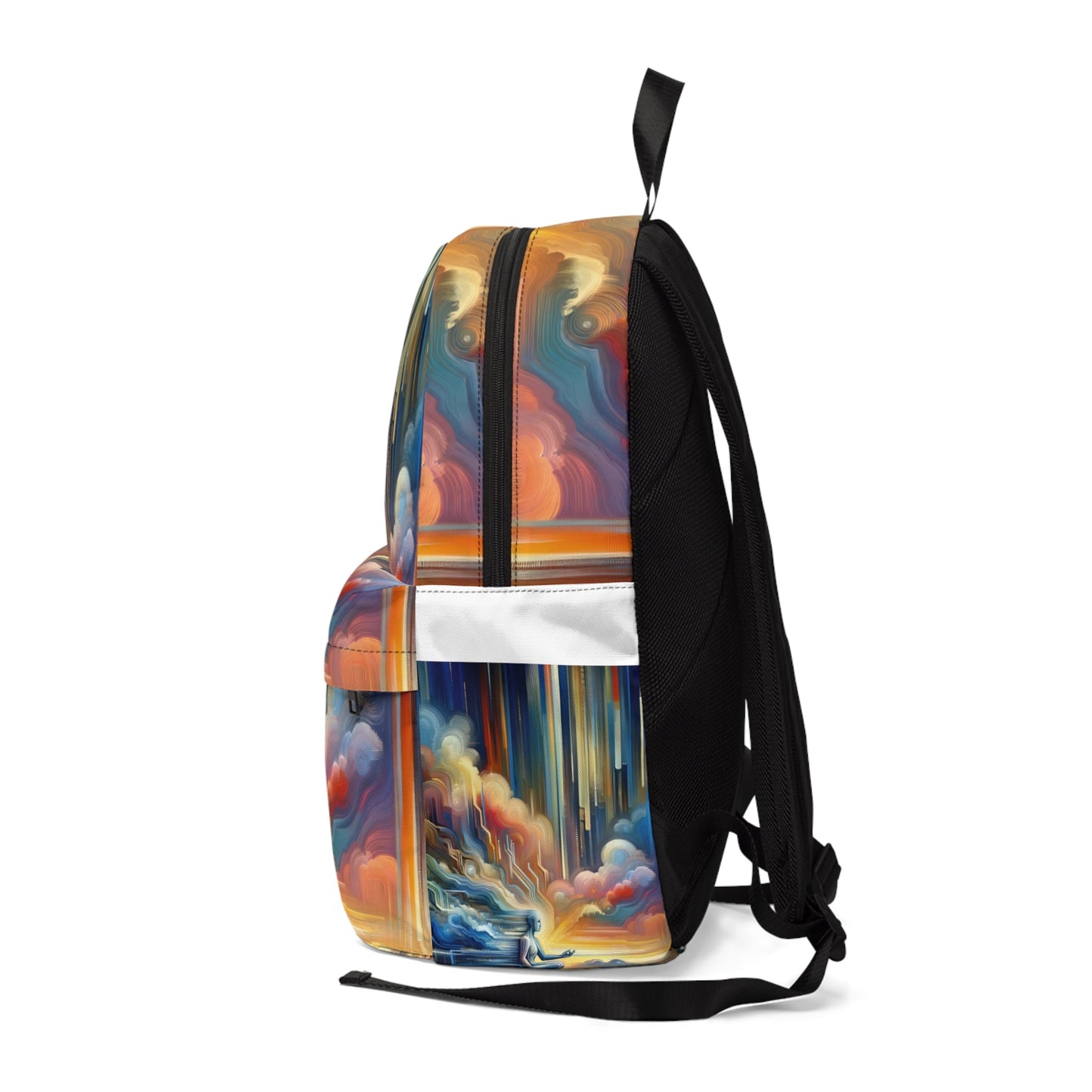 Eternal Digital Meditation Unisex Classic Backpack - ATUH.ART