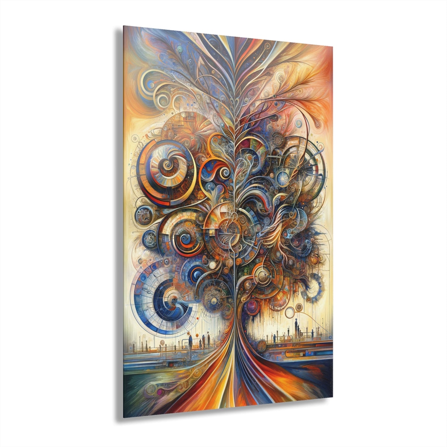Ethos Web Abstract Acrylic Prints (French Cleat Hanging) - ATUH.ART