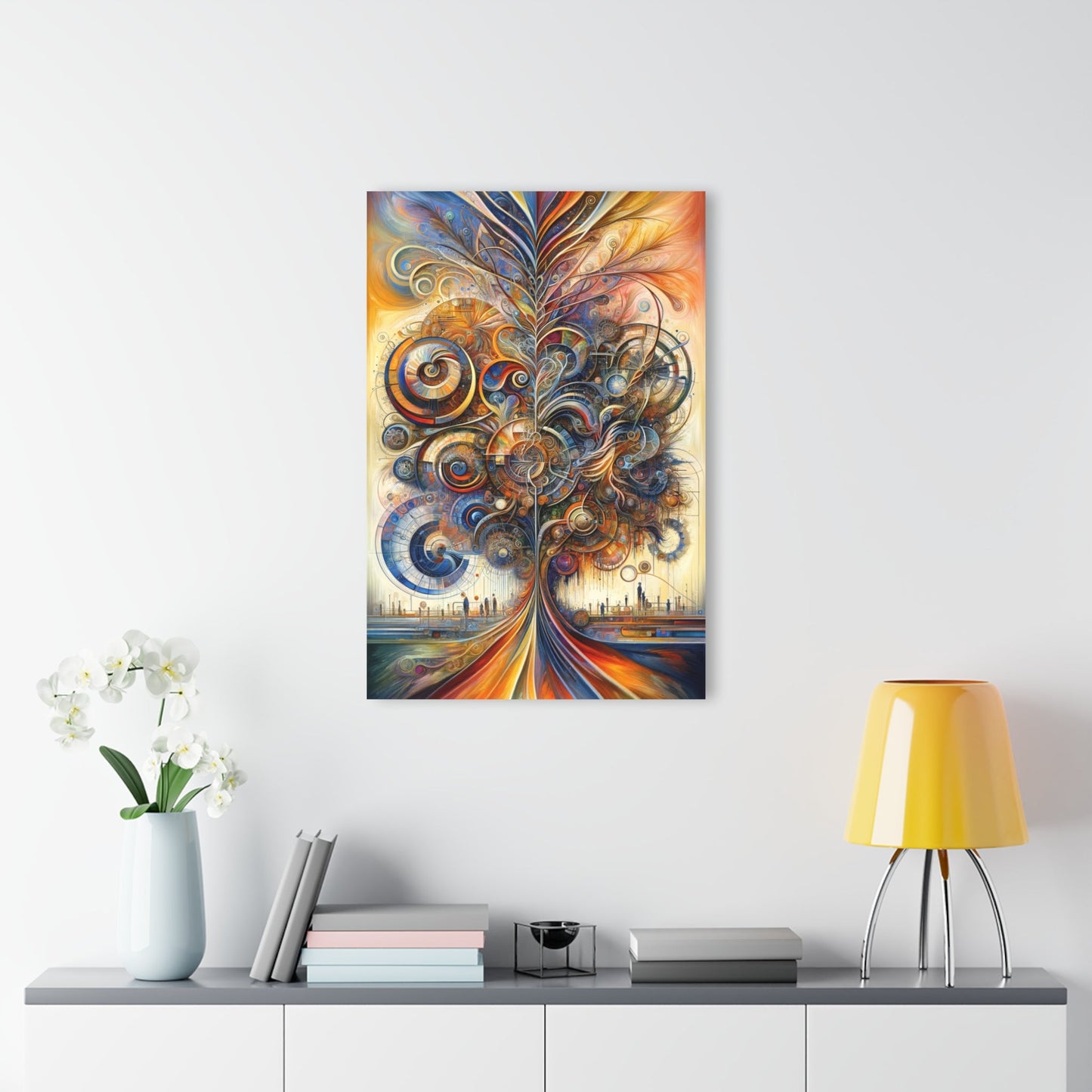 Ethos Web Abstract Acrylic Prints (French Cleat Hanging) - ATUH.ART