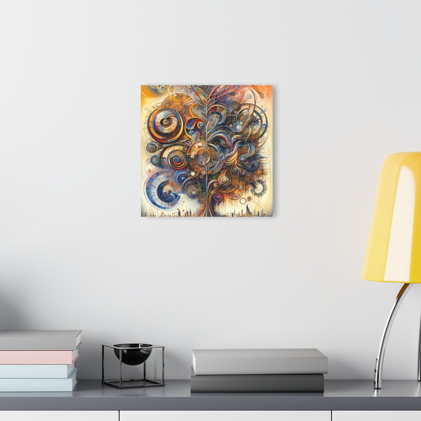 Ethos Web Abstract Acrylic Prints (French Cleat Hanging) - ATUH.ART