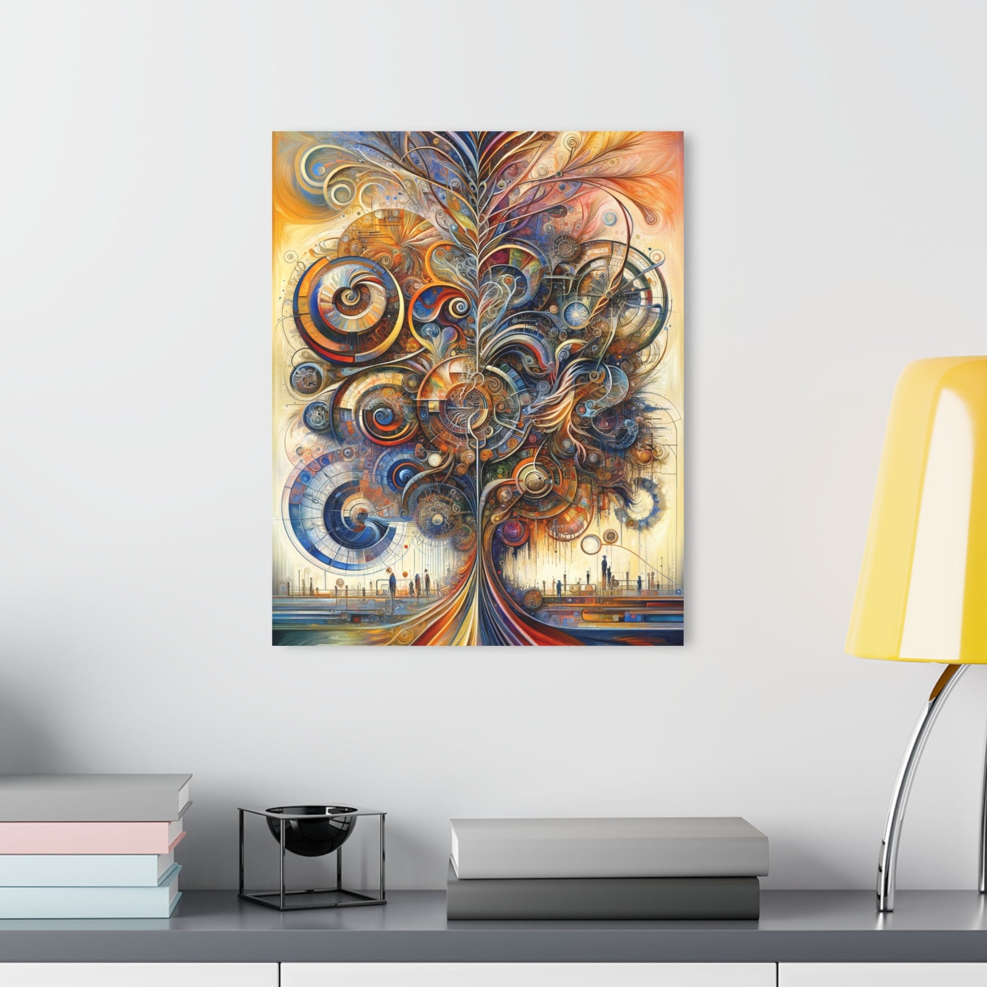 Ethos Web Abstract Acrylic Prints (French Cleat Hanging) - ATUH.ART