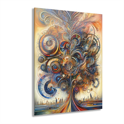 Ethos Web Abstract Acrylic Prints (French Cleat Hanging) - ATUH.ART