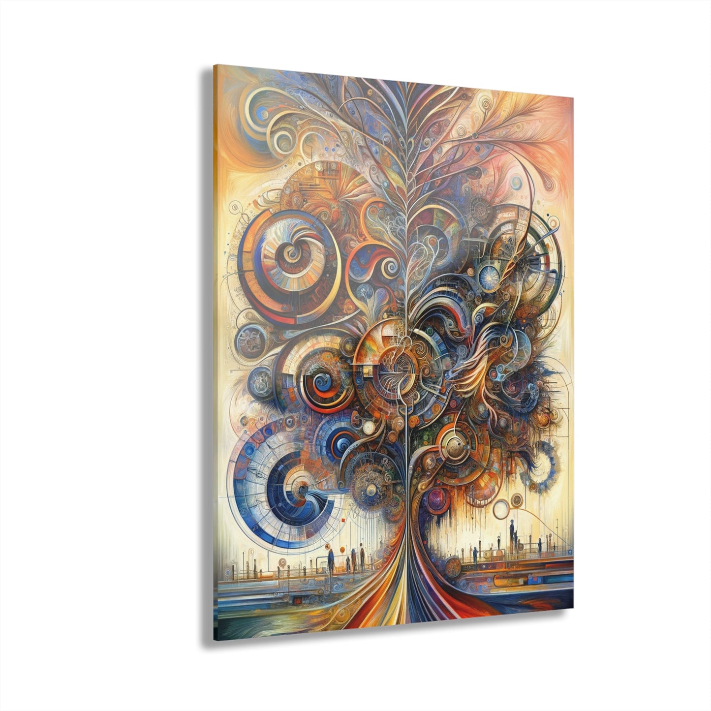 Ethos Web Abstract Acrylic Prints (French Cleat Hanging) - ATUH.ART