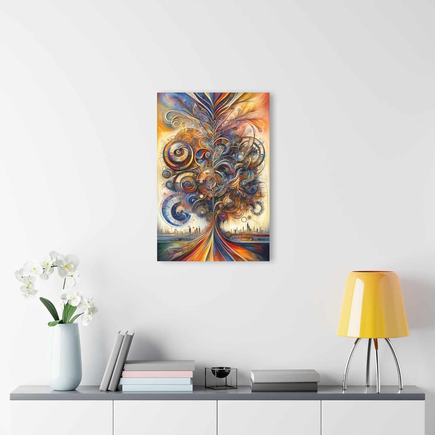 Ethos Web Abstract Acrylic Prints (French Cleat Hanging) - ATUH.ART