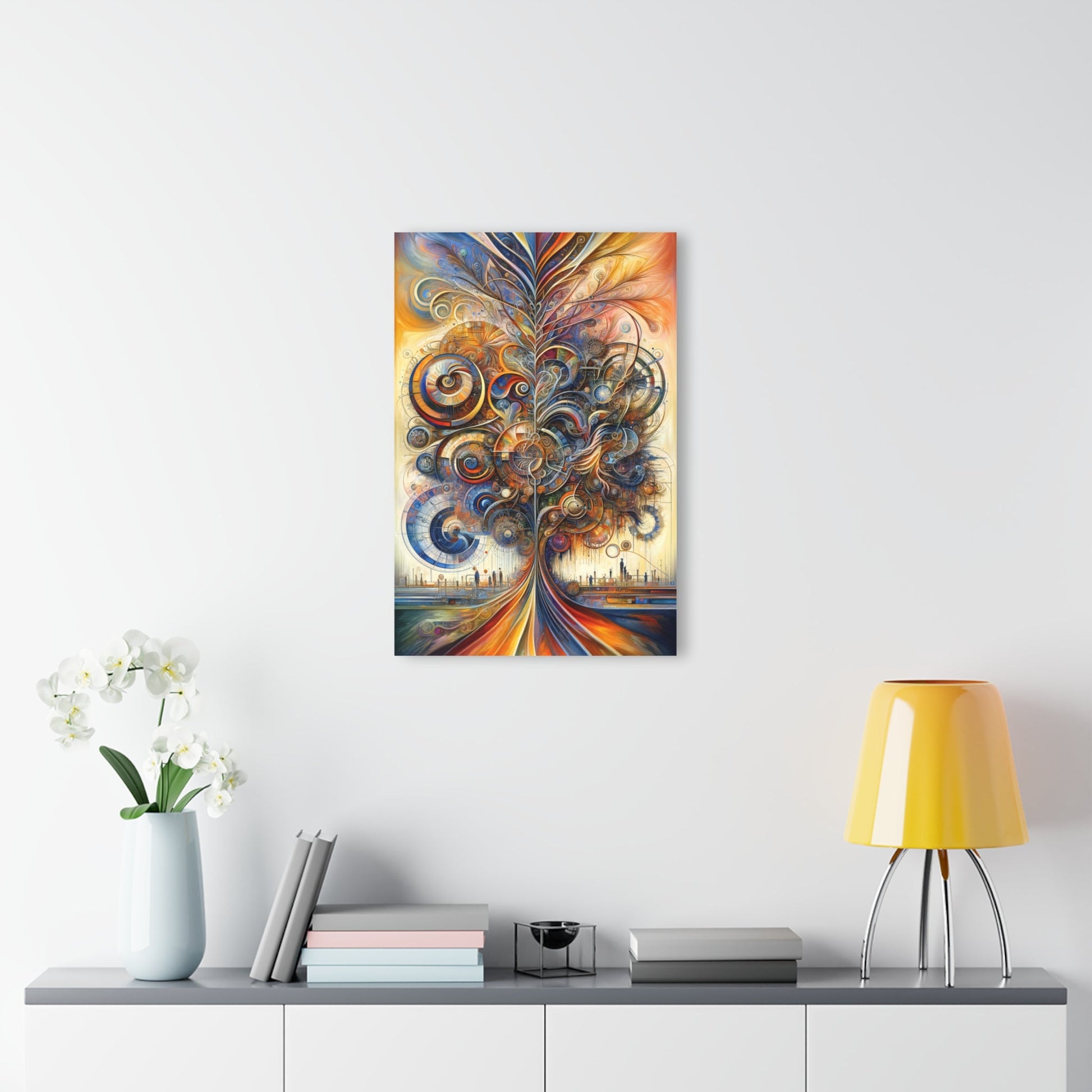 Ethos Web Abstract Acrylic Prints (French Cleat Hanging) - ATUH.ART