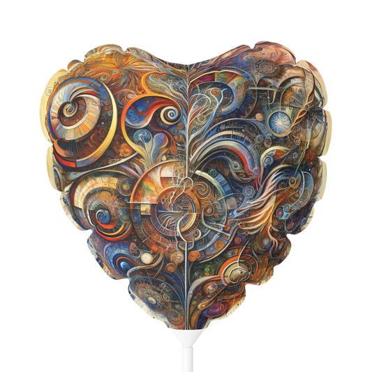 Ethos Web Abstract Balloon (Round and Heart-shaped), 11" - ATUH.ART