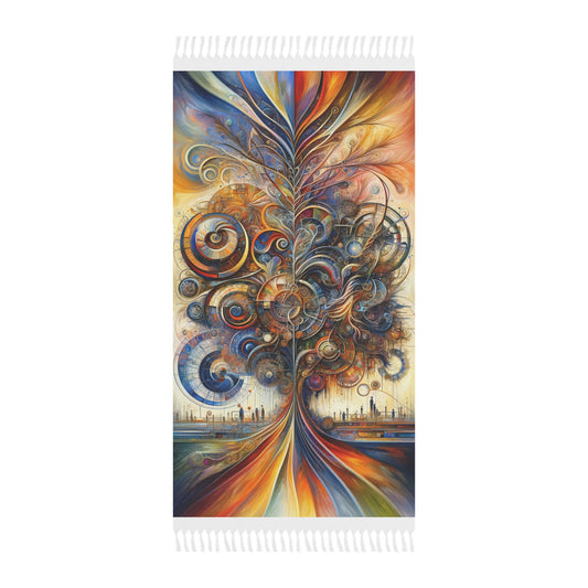 Ethos Web Abstract Boho Beach Cloth - ATUH.ART