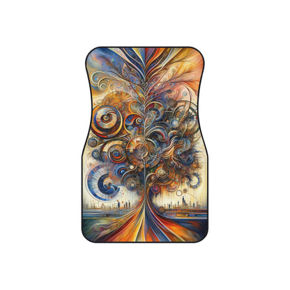 Ethos Web Abstract Car Mats (2x Front) - ATUH.ART