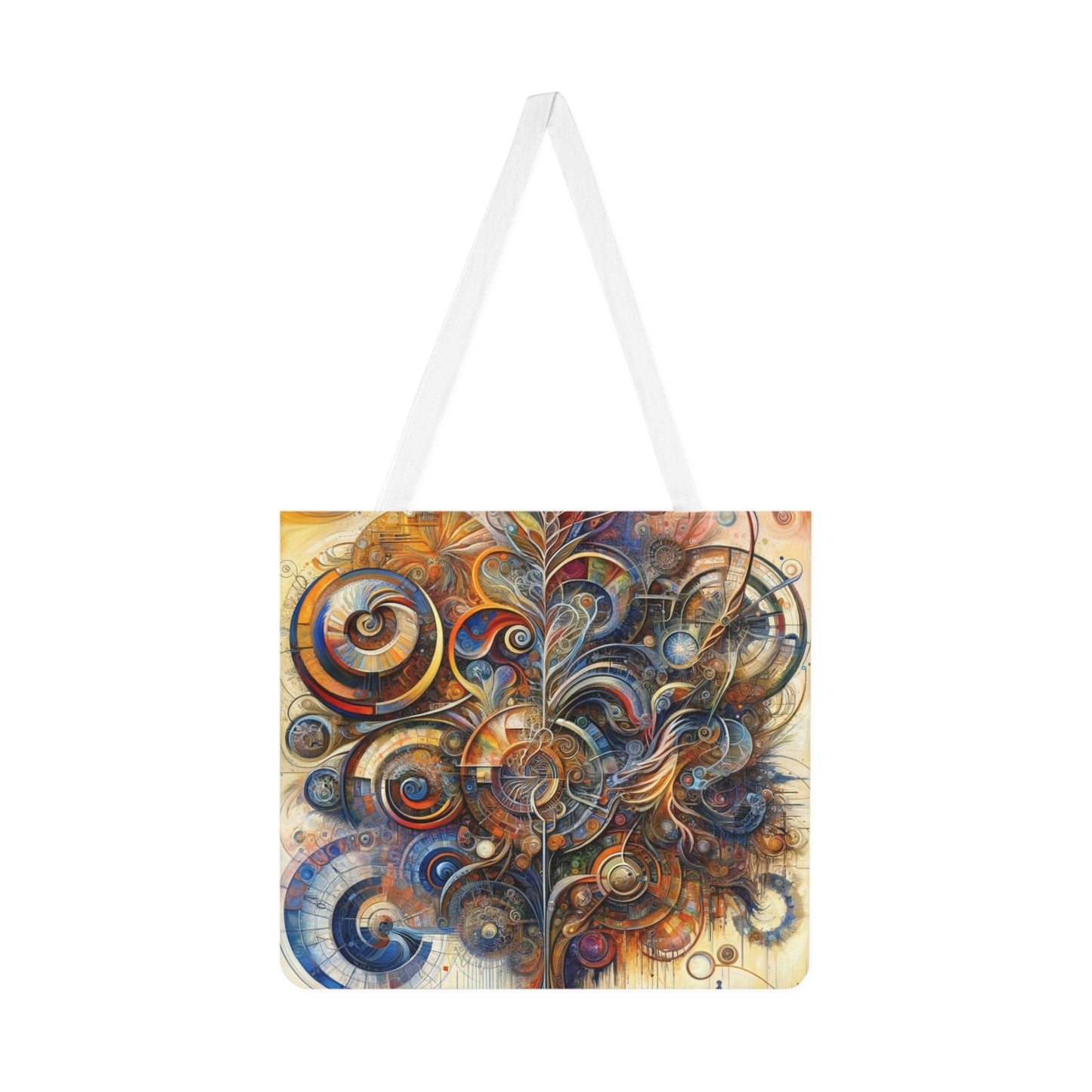 Ethos Web Abstract Shoulder Tote Bag (AOP) - ATUH.ART