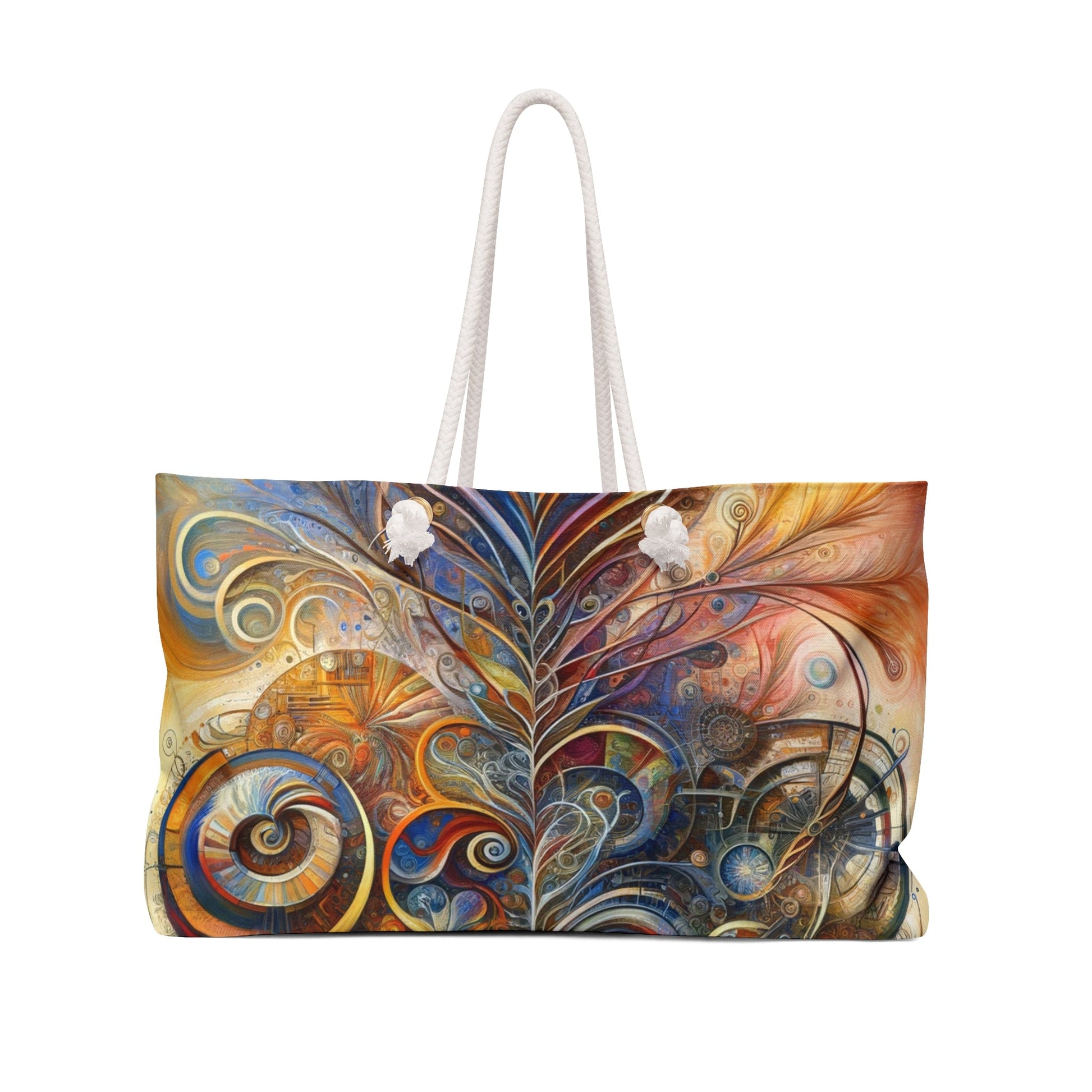 Ethos Web Abstract Weekender Bag - ATUH.ART
