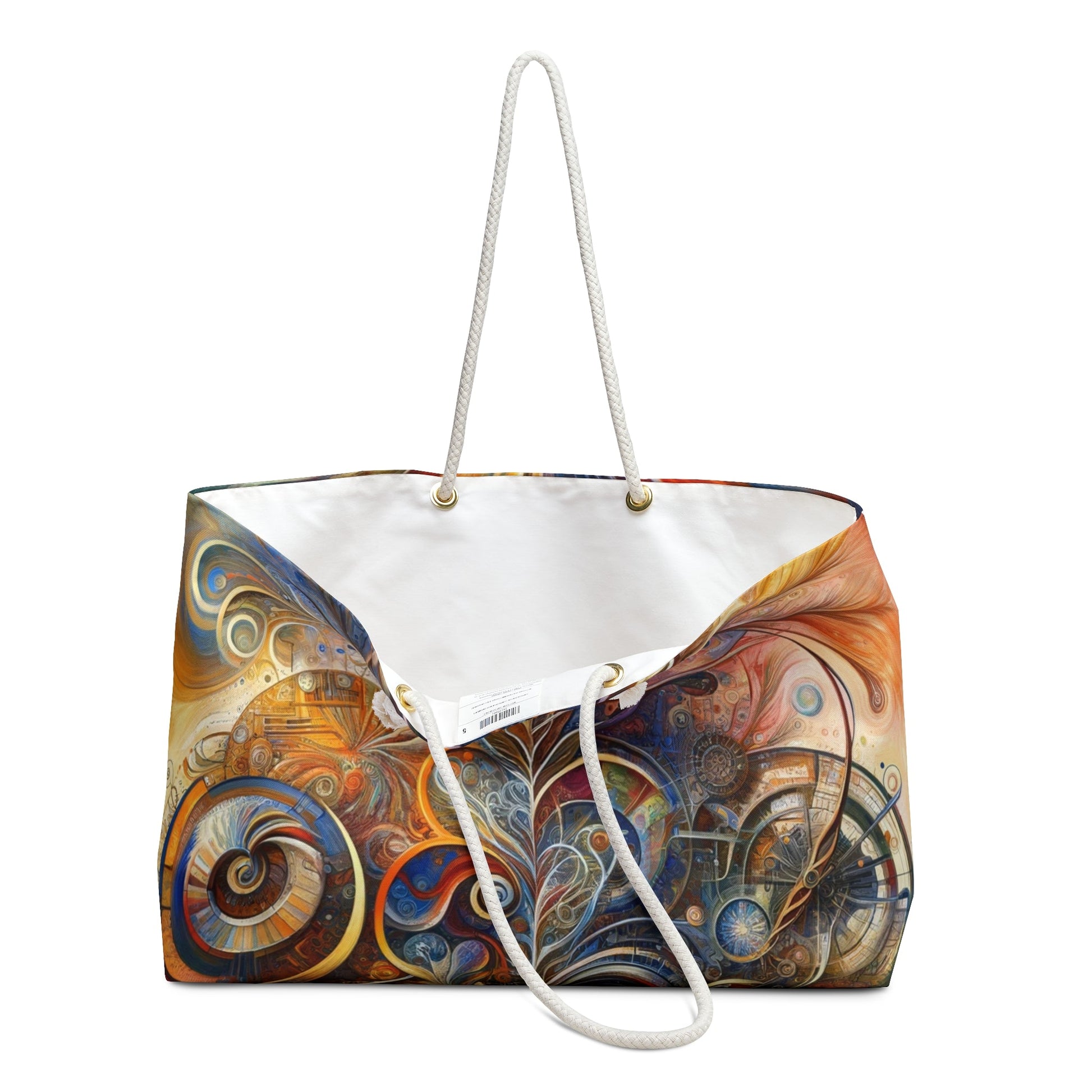 Ethos Web Abstract Weekender Bag - ATUH.ART