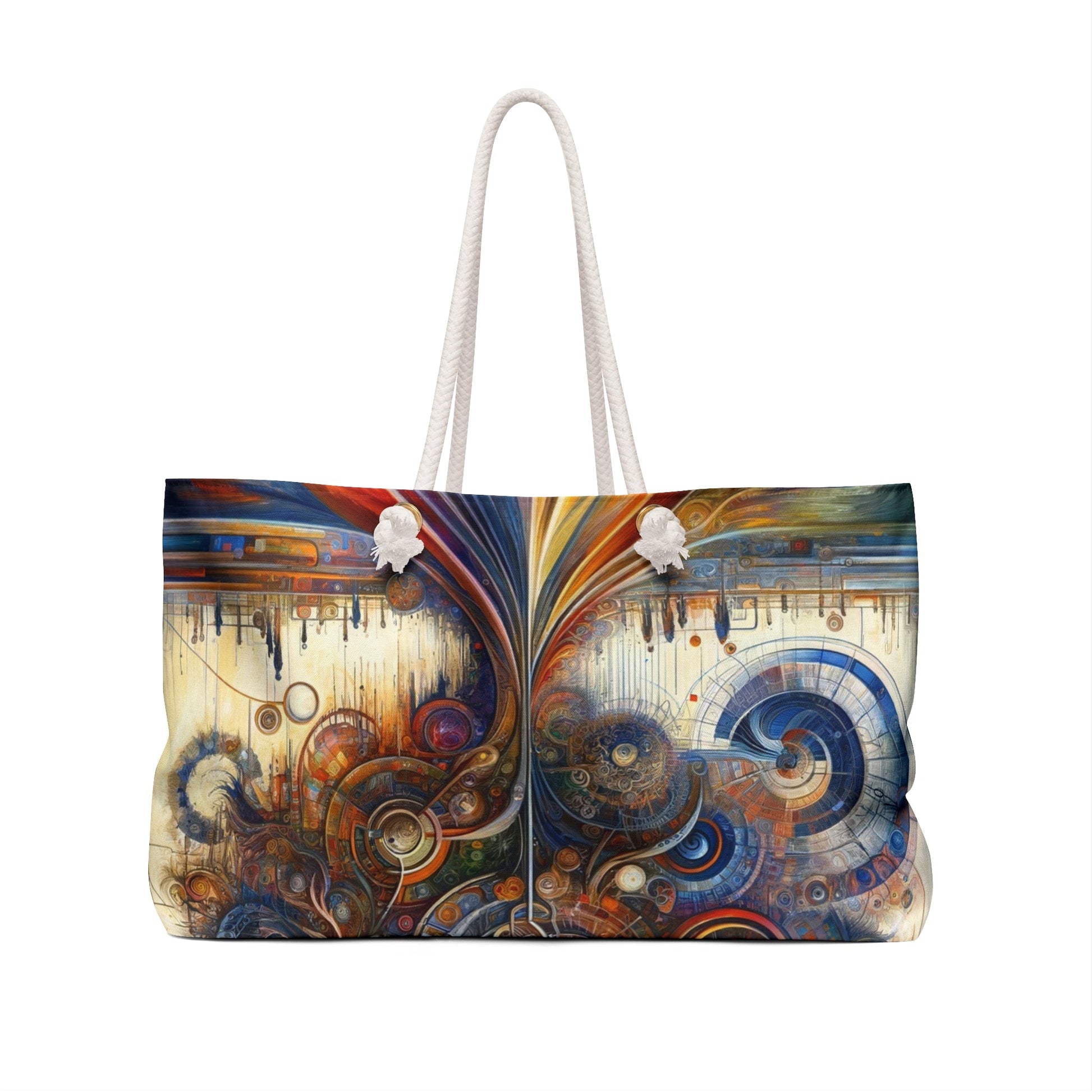 Ethos Web Abstract Weekender Bag - ATUH.ART
