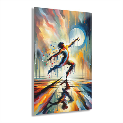 Expressive Dance Reflection Acrylic Prints (French Cleat Hanging) - ATUH.ART