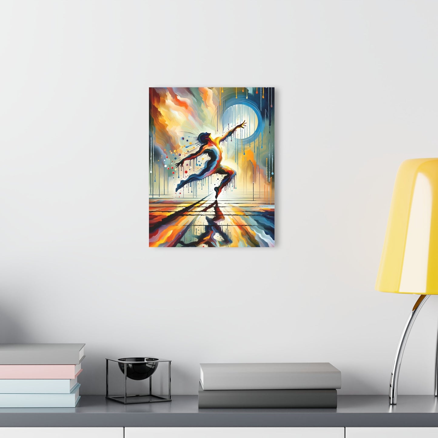 Expressive Dance Reflection Acrylic Prints (French Cleat Hanging) - ATUH.ART