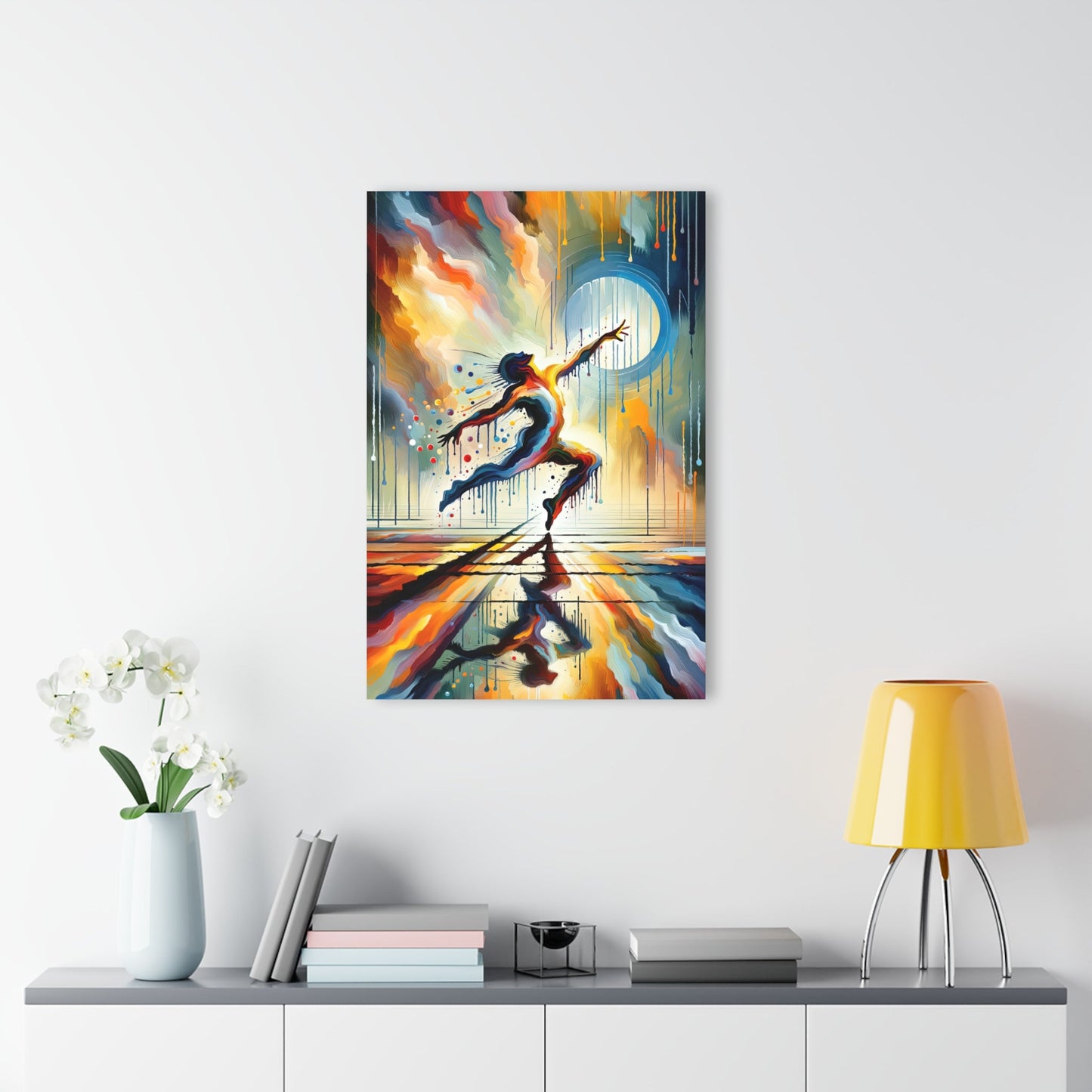 Expressive Dance Reflection Acrylic Prints (French Cleat Hanging) - ATUH.ART