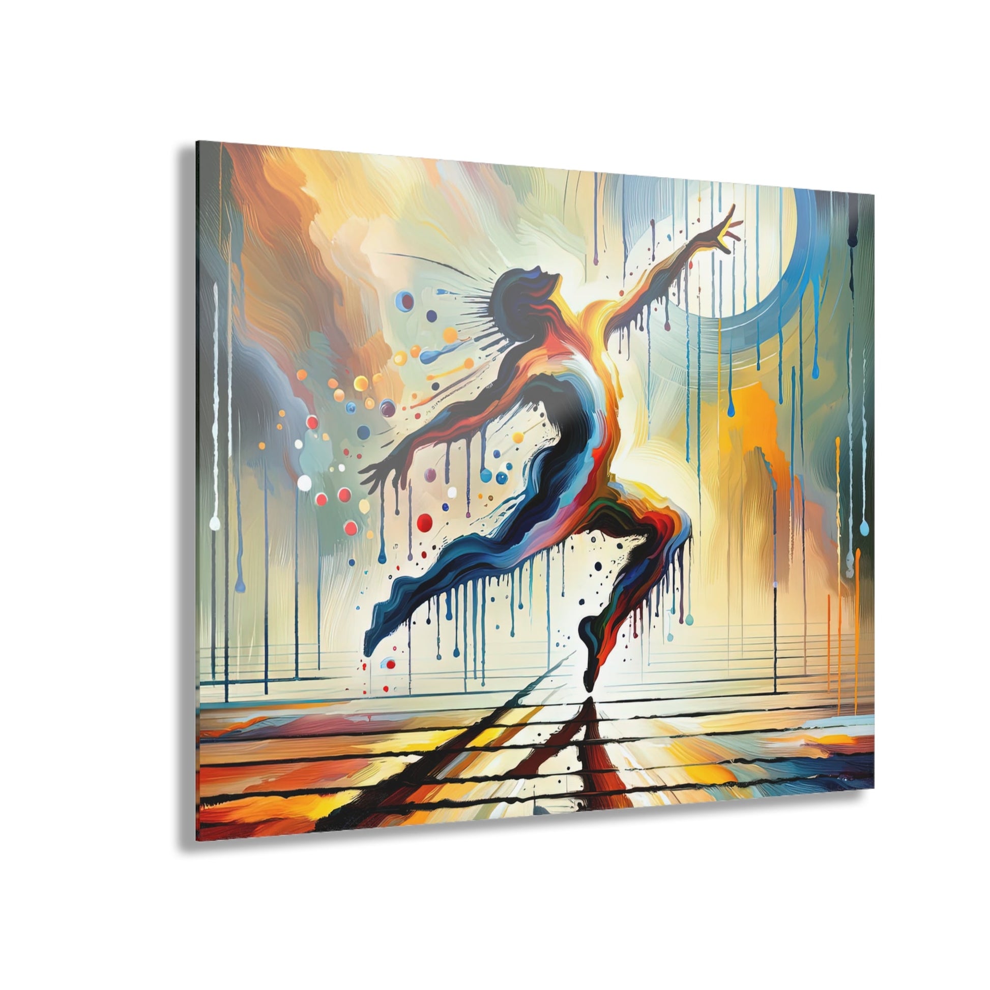 Expressive Dance Reflection Acrylic Prints (French Cleat Hanging) - ATUH.ART