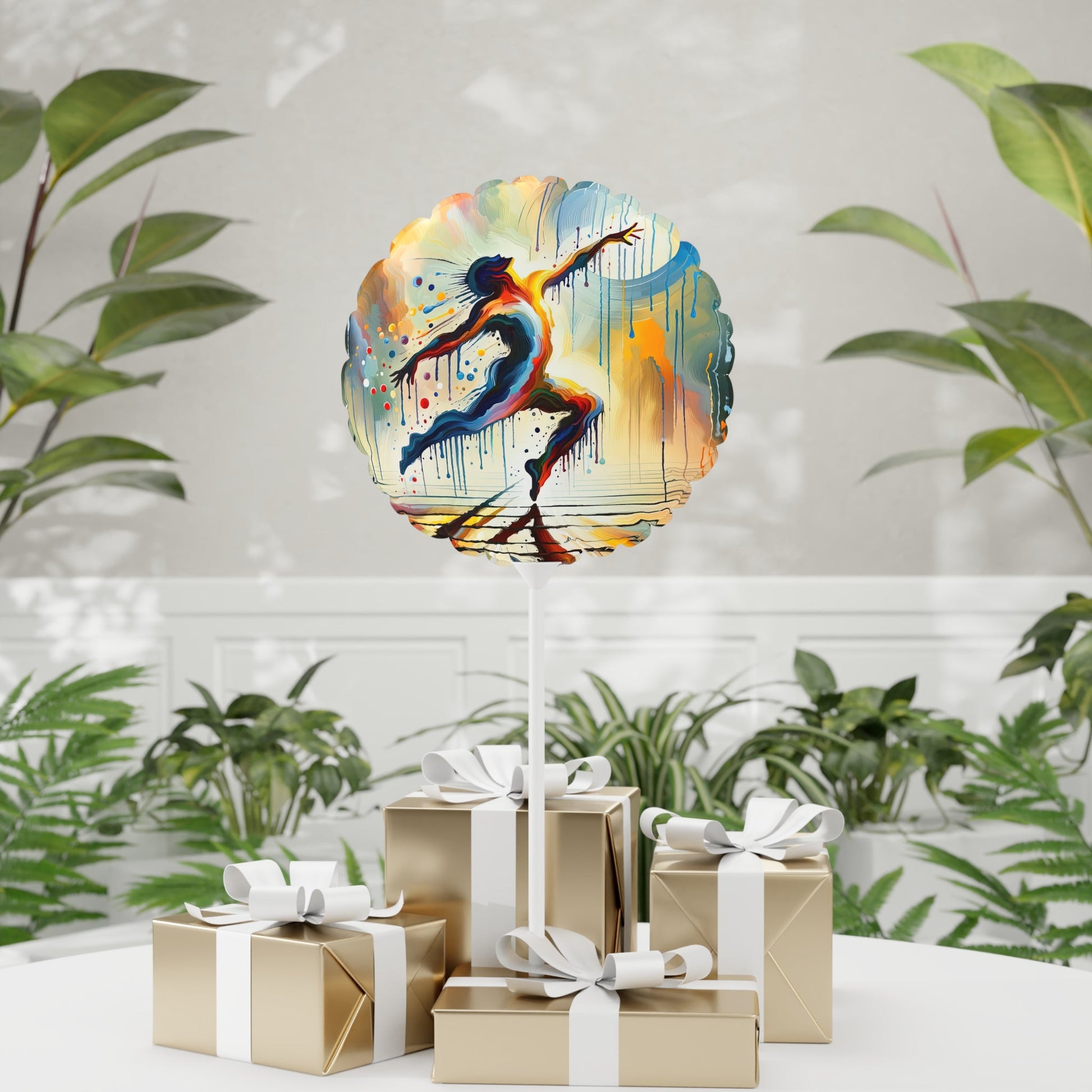Expressive Dance Reflection Balloon (Round and Heart-shaped), 11" - ATUH.ART