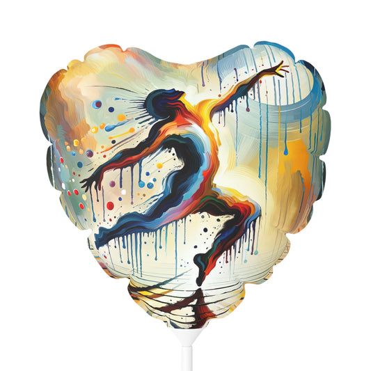 Expressive Dance Reflection Balloon (Round and Heart-shaped), 11" - ATUH.ART