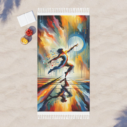 Expressive Dance Reflection Boho Beach Cloth - ATUH.ART