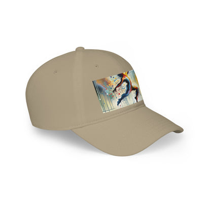 Expressive Dance Reflection Low Profile Baseball Cap - ATUH.ART