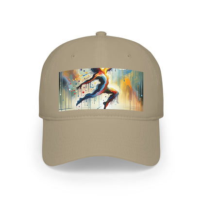 Expressive Dance Reflection Low Profile Baseball Cap - ATUH.ART