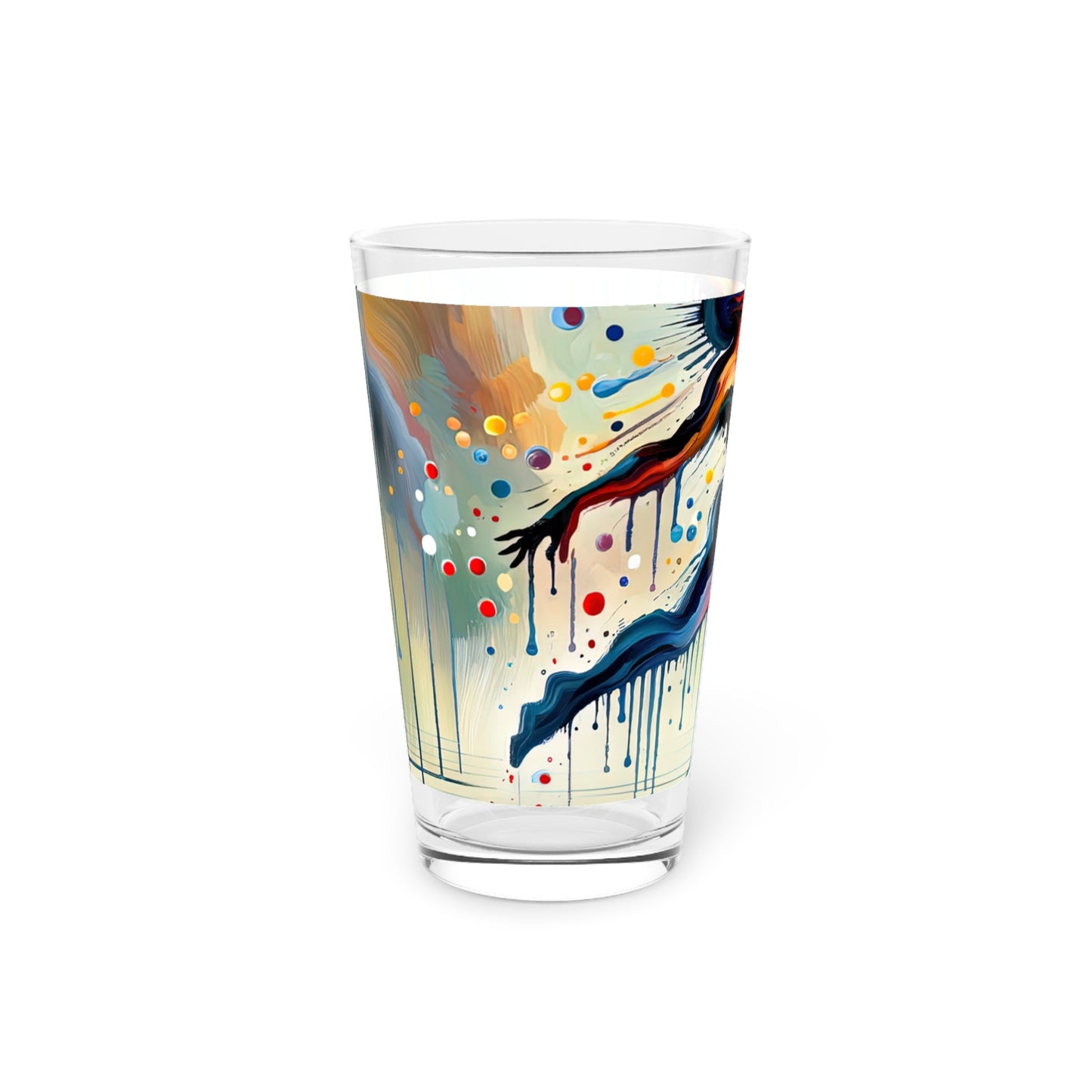 Expressive Dance Reflection Pint Glass, 16oz - ATUH.ART