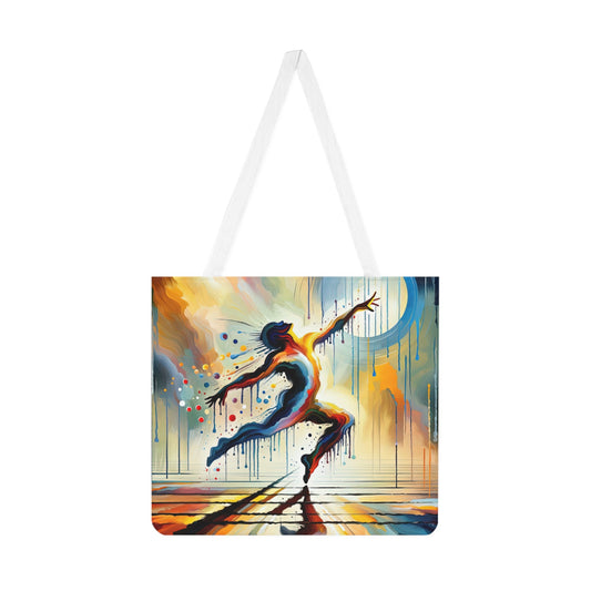 Expressive Dance Reflection Shoulder Tote Bag (AOP) - ATUH.ART