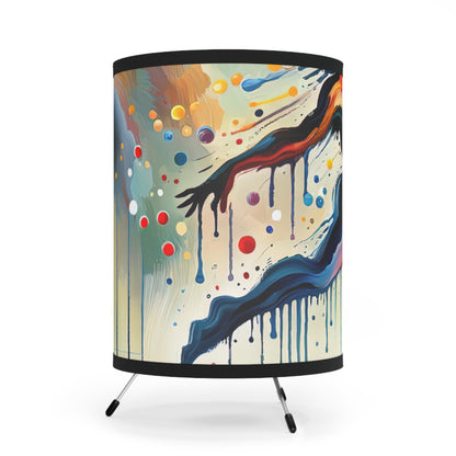 Expressive Dance Reflection Tripod Lamp with High-Res Printed Shade, US\CA plug - ATUH.ART