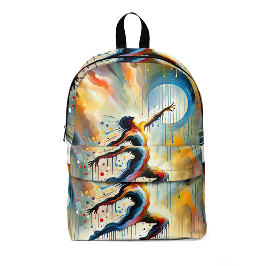 Expressive Dance Reflection Unisex Classic Backpack - ATUH.ART