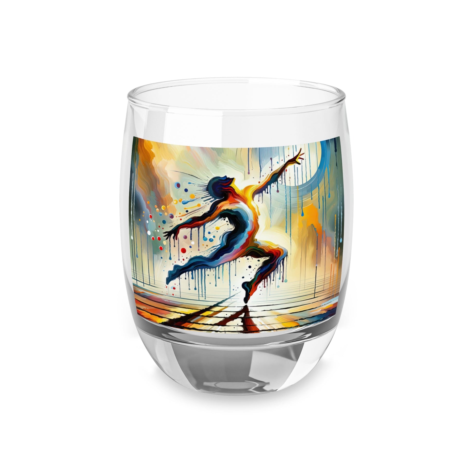 Expressive Dance Reflection Whiskey Glass - ATUH.ART