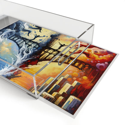Faithful Diving Bridges Acrylic Serving Tray - ATUH.ART