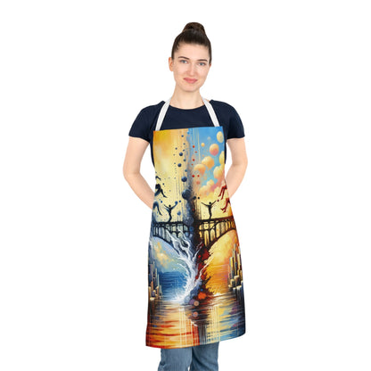 Faithful Diving Bridges Adult Apron (AOP) - ATUH.ART