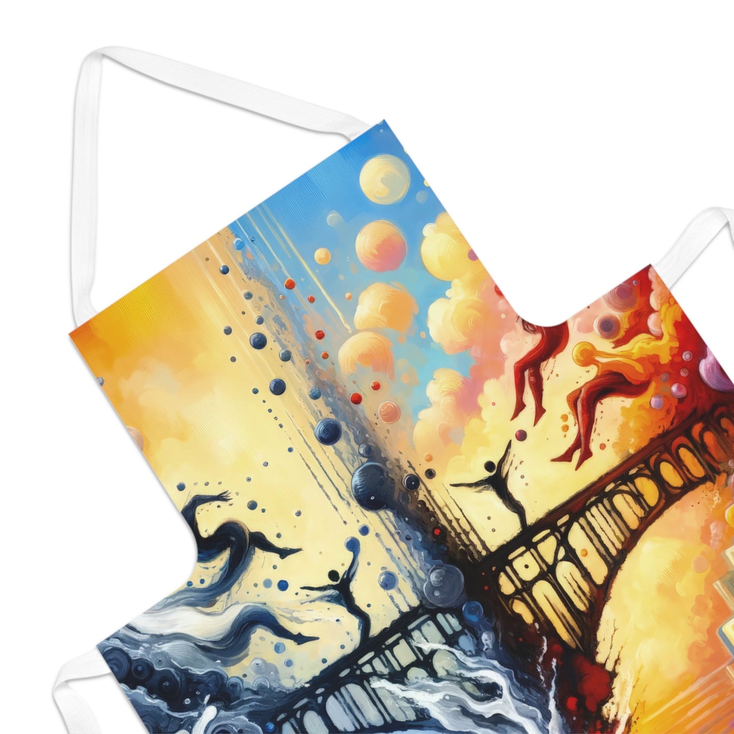 Faithful Diving Bridges Adult Apron (AOP) - ATUH.ART