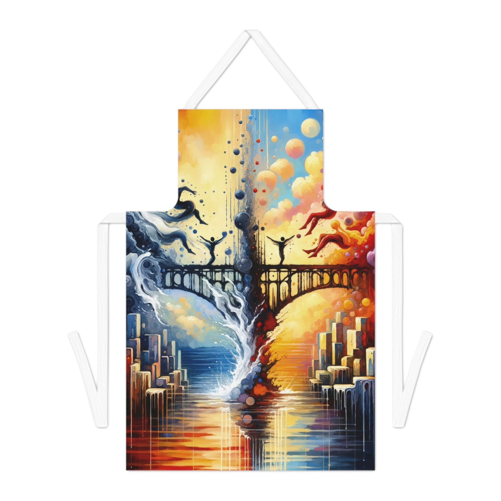 Faithful Diving Bridges Adult Apron (AOP) - ATUH.ART