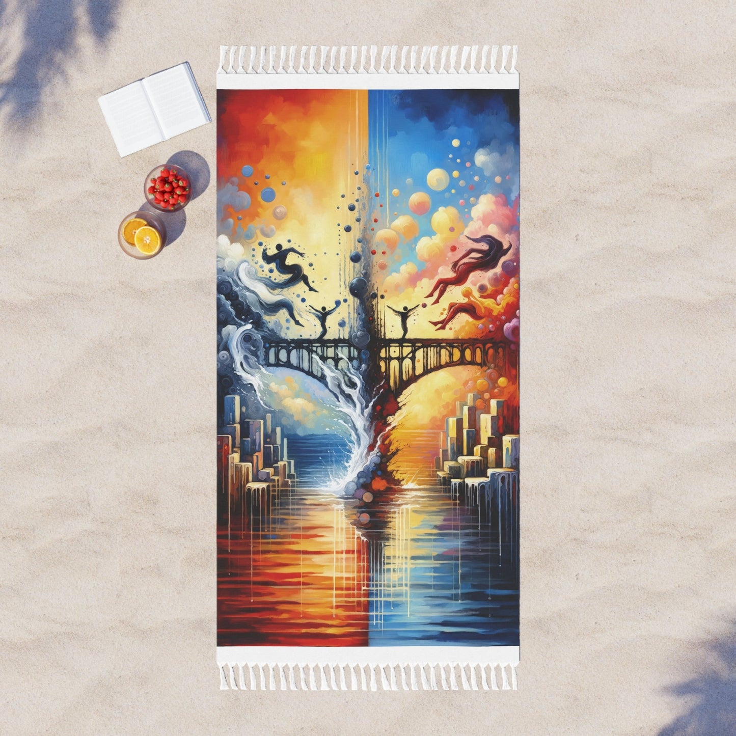 Faithful Diving Bridges Boho Beach Cloth - ATUH.ART