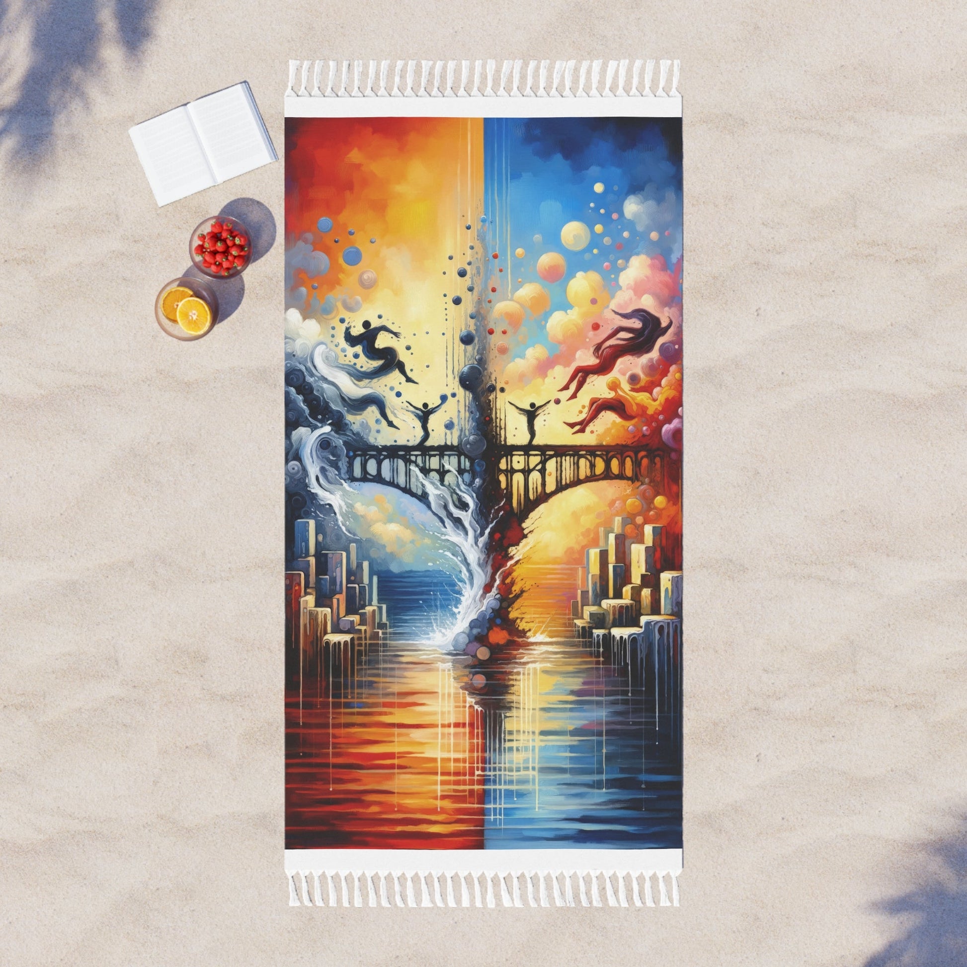 Faithful Diving Bridges Boho Beach Cloth - ATUH.ART