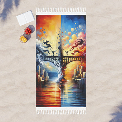 Faithful Diving Bridges Boho Beach Cloth - ATUH.ART