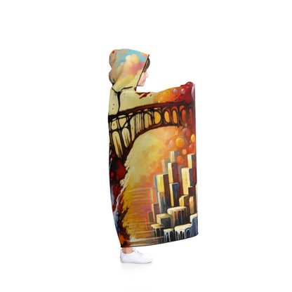 Faithful Diving Bridges Hooded Blanket - ATUH.ART