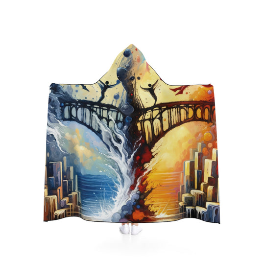 Faithful Diving Bridges Hooded Blanket - ATUH.ART