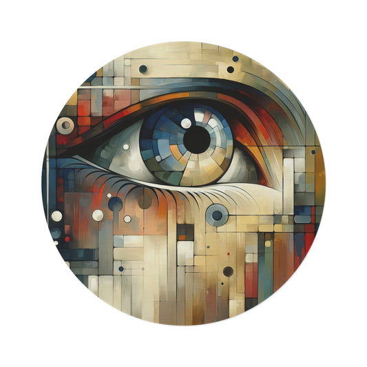 Focused Vision Quest Round Rug - ATUH.ART